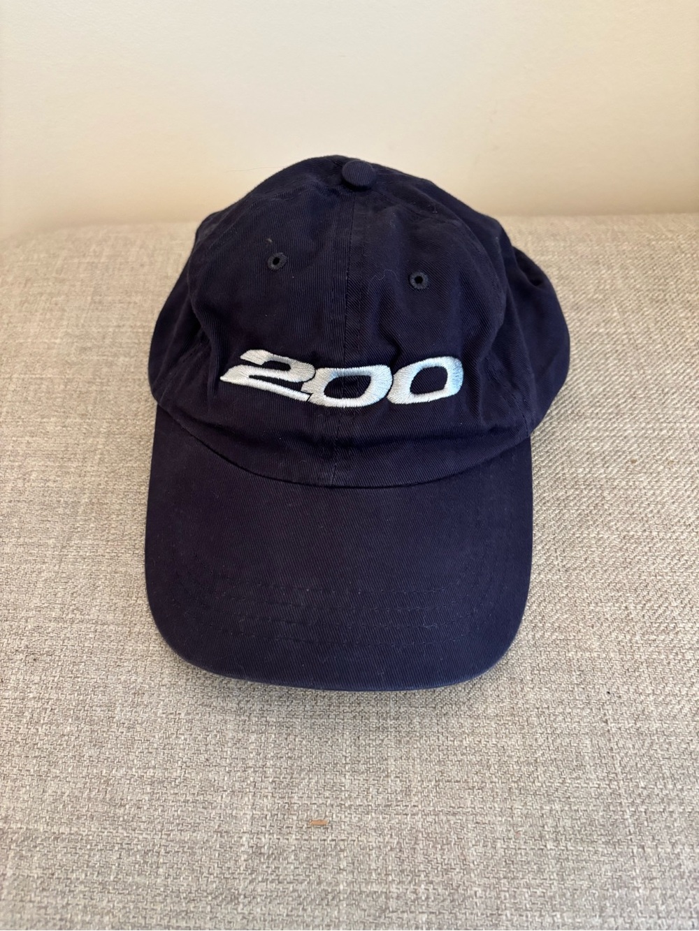 Cap America Chrysler 200 Adjustable Cotton Cap/Hat Navy Embroidered 200 Logo